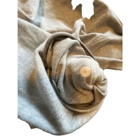 Lululemon Run: Rest Day Pullover *Heathered Fossil* Size 6 - Picture 10 of 14
